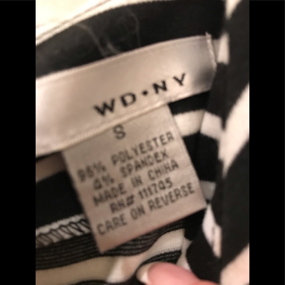Black and White striped top - Picture 2 of 3